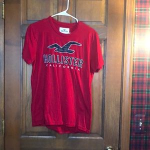Mens Red hollister T shirt size M